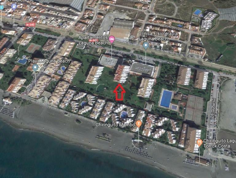 Apto. Urbanizacion Laguna Beach, 1ª Linea De Playa Torrox Luaran gambar